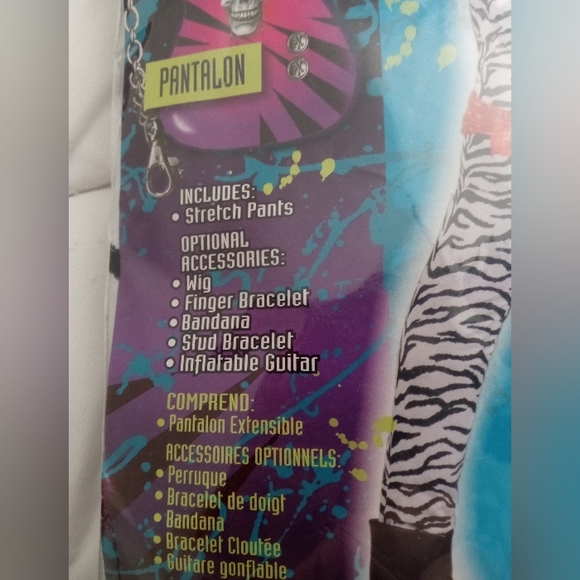 NWT Men's 80's To The Maxx Zebra Pants - Picture 6 of 6